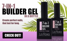 NOWOŚĆ La Rosa 7-in-1 BUILDER GEL in a Bottle