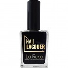 La Rosa Vinyl Nail Polish - Black 15 ml