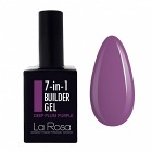 La Rosa żel do paznokci budujący w butelce 7w1 - Deep Plum Purple 15 ml