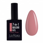 La Rosa żel do paznokci budujący w butelce 7w1 - Coral Pink 15 ml